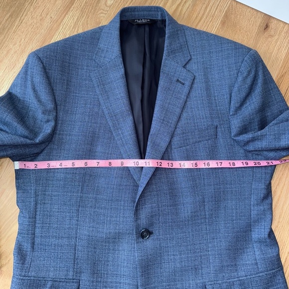 Jos. A. Bank 100% Wool Traveler Blazer Jacket Blue Men’s Size 41 Regular - Picture 6 of 11